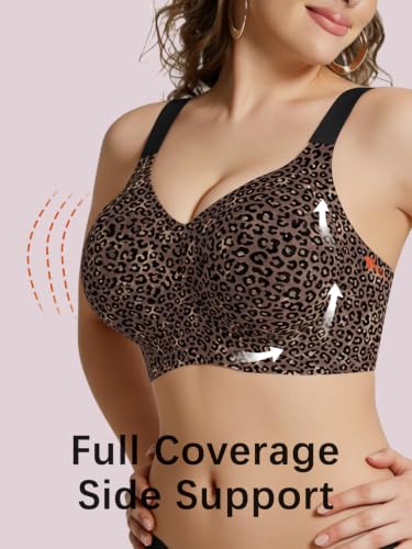 COCOMARTS Jelly Bras for Women No Underwire Full Coverage Push Up Bra M - image 5