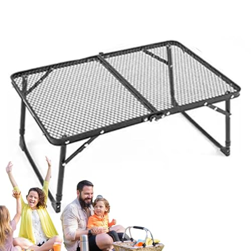 Mesa de Camping Plegable para Exteriores de aleación de Aluminio, compacta y Suave, Ideal para Playa, barbacoas, Patios, Viajes y Fiestas.