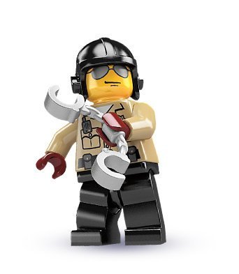 LEGO 8684 - Minifigur Polizist aus Sammelfiguren-Serie 2