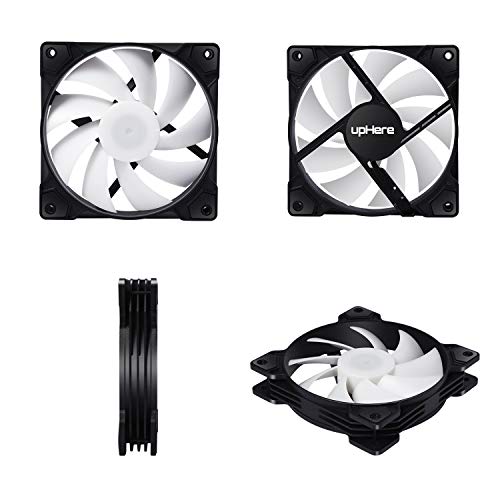 upHere 120mm Nero 3PIN Silenziosa Ventola del Case Dispositivi di Raffreddamento di Caso e Radiatori Elevato Flusso d'Aria SR12-BW3-3