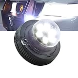 LAMPHUS SnakeEye II SEHA16 LED Hideaway Strobe Warning Lights [SAE Class 3] [72 Modes] [6 Watt] [Weatherproof] Flashing Lights for Police & Firefighter Emergency Vehicles - White/White