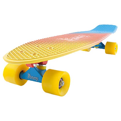 Penny 27 inch Nickel Candy Fade Skateboard, Yellow/Red/Blue: Buy