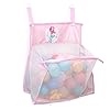 Gealaek bath toy organizer storage for kids mesh bath toy holder with large capacity multiple hanging options bottom zipper for easy access pink mermaid  urban country home decor