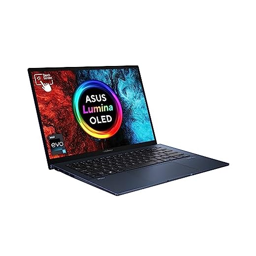 Asus Zenbook 14 OLED UX3402VA 14" 2.8K OLED Touchscreen Laptop (Intel i5-1340P, 16GB RAM, 512GB PCIe SSD, Backlit Keyboard, Windows 11) Intel EVO Certified