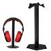 Headphone Stand, Fatanics Universal Headset Holder for Over Ear Headphones, Made of Aluminum and ABS, Black