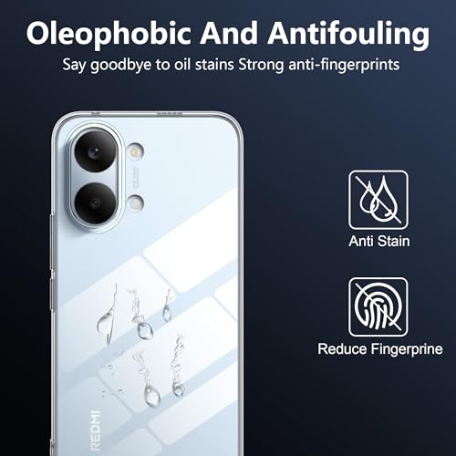 Image of for Poco X8 Pro Max 5G Screen Protector(1 pack) Tempered Glass flim with case,9H Hardness,Anti-Scratch, Case Friendly, Bubble Free,HD Clear