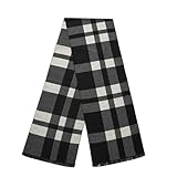 Photo Gallery onetreetime sciarpa da uomo in lana merino a quadri scozzesi, lunga, calda, leggera, invernale, classica, con confezione regalo, nero/bianco a quadretti, taglia unica Photo Gallery onetreetime sciarpa da uomo in lana merino a quadri scozzesi, lunga, calda, leggera, invernale, classica, con confezione regalo, nero/bianco a quadretti, taglia unica