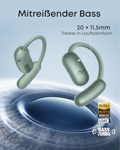 Soundcore by Anker AeroFit 2, Open-Ear Kopfhörer, KI-Übersetzung, IP55 – Ansicht 6