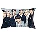 Dacitiery BTS Housse de coussin Kpop J-Hope V Jungkook Suga Jimin Jin Housse de coussin BTS pour fans de l'armée - 30 x 40 cm (BTS 18)