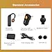 KJDEYT Anysecu Walkie Talkie Wireless Headset, Hands-Free K1 Plug PTT Earphone with Noise Cancelling Mic for UV-5R UV-82 2 Pin k Type Connector Two Way Radio