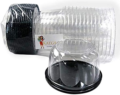5 Inch Cake Container with 4 Inch Dome for a Mini Cake (Pack of 80)