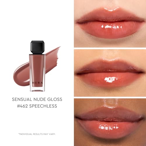 Image of HERA Sensual Nude Lip Gloss #462 SPEECHLESS | Volumizing Sheer & Glossy Finish, Non-sticky, Moisturizing and Hydrating, Korean Makeup, 0.17 oz. (5g)