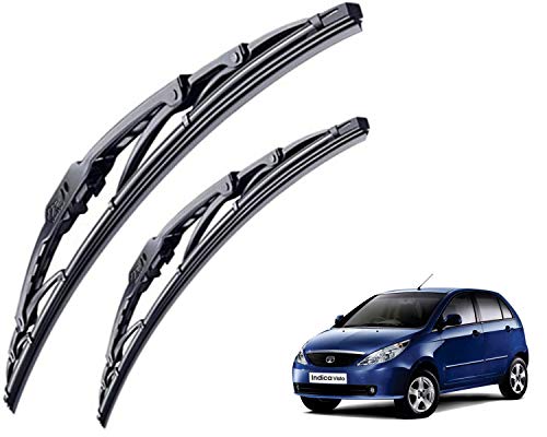 Image of WolkomHome High Performance OE Car Wiper Blade Replacement set of 2 Pc Right 24 inch Left 16 inch for Tata Indica Vista