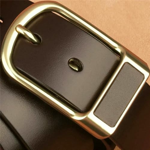 Retro Fashion Men'S Belt Alloy Japanese Buckle Antique Belt Casual Wear Belt Business Belt-13D Silver Black-100Cm2