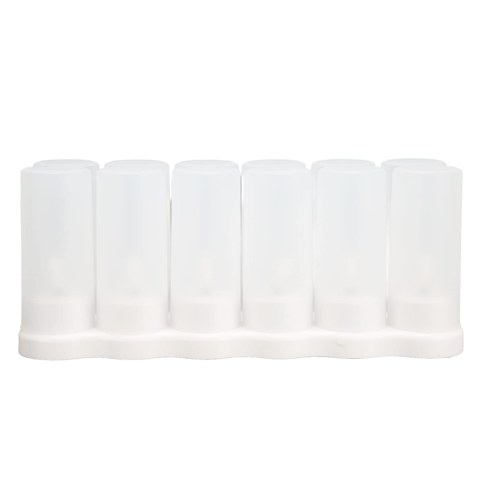 Bougies Chauffe-plat sans Flamme 4H, Charge sans Fil, Bougie électrique de Couleur Chaude pour la Décoration de la Maison, 12 Pièces pour une Utilisation en Intérieur