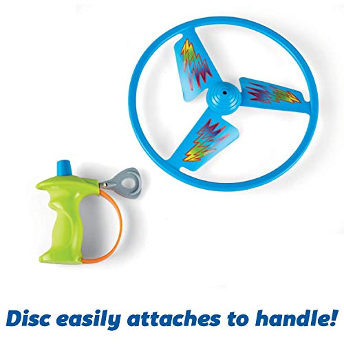Kidoozie Ripcord Flying Disc - Stem Toy For Early Childhood Development For Ages 5+ - Try Different Ways To Catch The Disc! Encourages Creativity And Problem Solving. #TOP4
