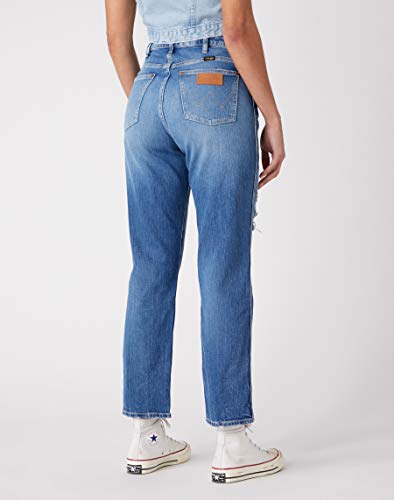 Wrangler The Retro Jeans Dritti, Blu (Happy Days