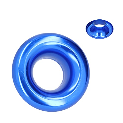 Velocity Stack de 2,9 pulgadas adaptador de bocina turbo para auto en aluminio azul 4