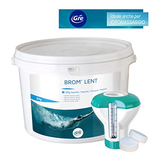 Brom Lent Gre + Floating Dispenser 5 KG + Dosatore Galleggiante