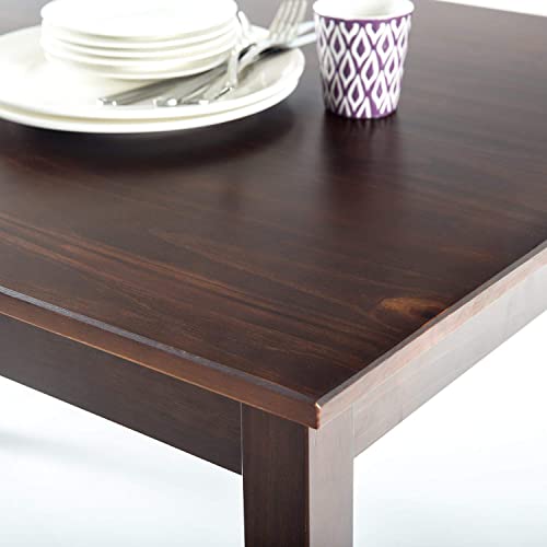 Zinus Juliet Espresso Wood Dining Table / Table Only, 45 In X 28 In X 29 In #TOP2