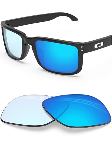 Image of BLAZERBUCK Anti-salt Replacement Lenses for Oakley Holbrook OO9102 Sunglasses, Anti-Scratch, Impact Resistant & Fit Perfectly