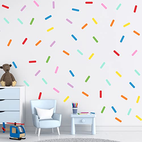Supzone adhesivos de vinilo coloridos para pared 128 piezas miniatura 5