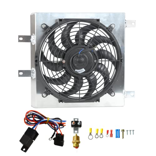 Aluminum Shroud Fan Relay For Radiator Compatible With 1992-2000 Honda Civic Eg Ek Ex Dx Del Sol #TOP9