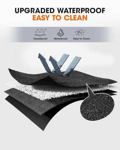 Image of Stepwaver Walking Pad Mat for Carpet, Treadmill Mat for Hardwood Floors, High Density, 0.25 inch Thickness, Folable, Floor Protection for Bike, Elliptical, Treadmill