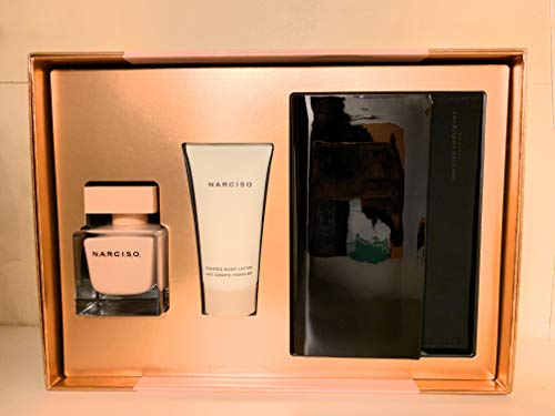 Narciso Poudree by Narciso Rodriguez for Her 3 Piece Set Includes: 1.6 oz Eau de Parfum Spray + 1.6 oz Body Lotion + Pouch