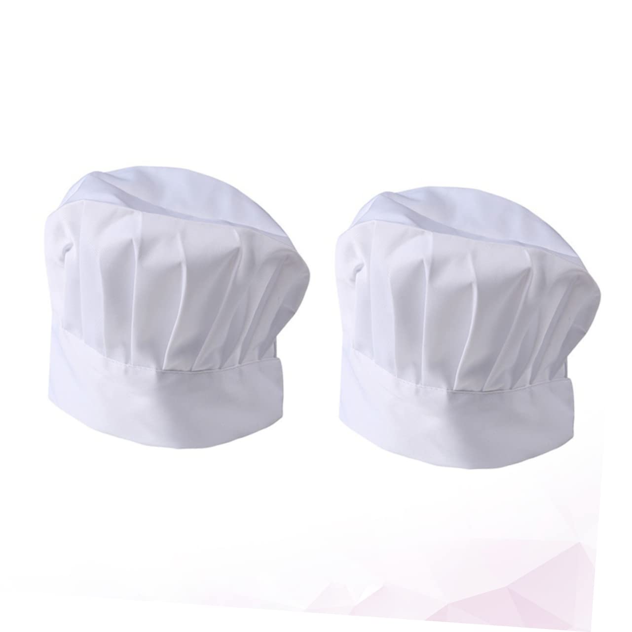 2kawałki Czapka Kucharza Szt Regulowana Czapka Antypollucyjna Elegancki Design Do Restauracji i Barów Oddychający Materiał Idealna Dla Kucharzy i Pracowników Gastronomii
