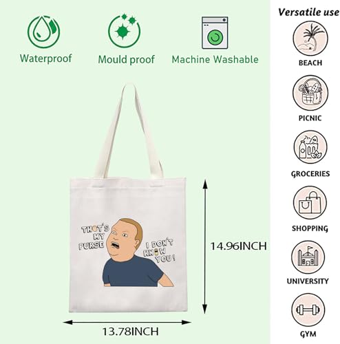 Cartoon Quote Gift TV Series Fans Cosmetic Bag Cartoon Tote Bag Tv Show Character Inspired Gift (My Purse tote)2
