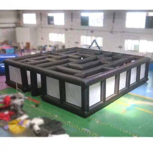 Popular 8x8m Inflatable Maze Game Oxford Inflatable Halloween Maze Haunted