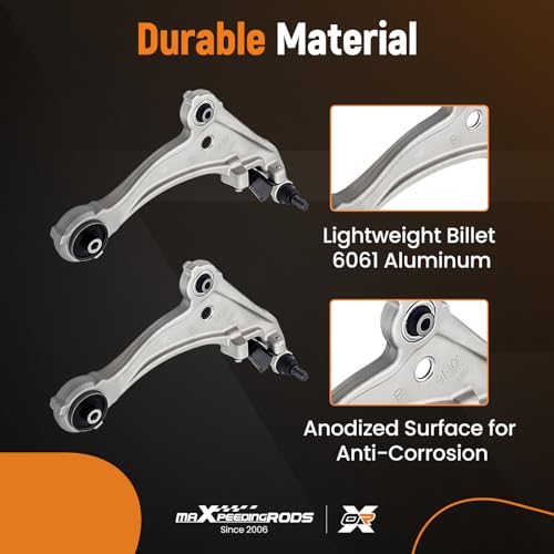 maXpeedingrods Front Lower Control Arms for Nissan Maxima 2009-2014 K622054 K622059, Front Suspension Kit with Ball Joints, Set of 2 - Image 3