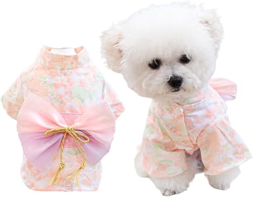 Disfraz Kimono Japonés para Perro XL Rosa