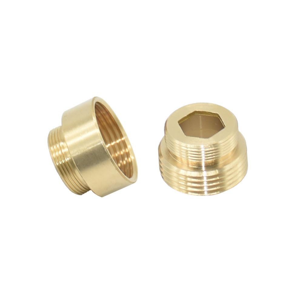 Vvw&Liu A Brass 3/4" To M22 Thread Connector Garden Household Faucet Dapter Durable Joint Coupler Fittings,