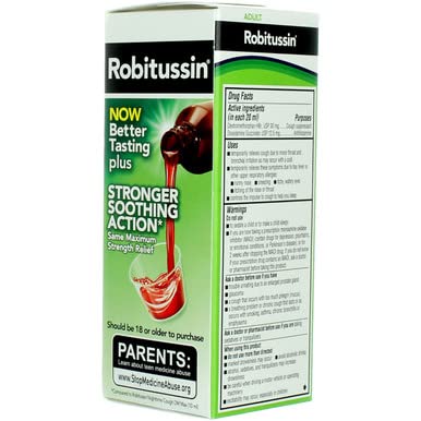 Robitussin Adult Nighttime Cough Dm Liquid Maximum Strength - 4 Oz, Pack Of 2 #TOP6