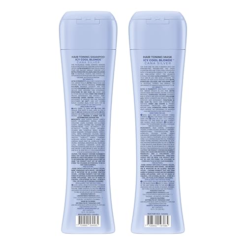 Image of naissant Icy Cool Blonde Purple Shampoo & Toning Mask Set | Ultra High-Purity Pigments | Neutralizes Yellow & Brassy Tones | Hyaluronic Acid & Biotin | Paraben & Sulfate Free | 2 x 10.1 Fl Oz
