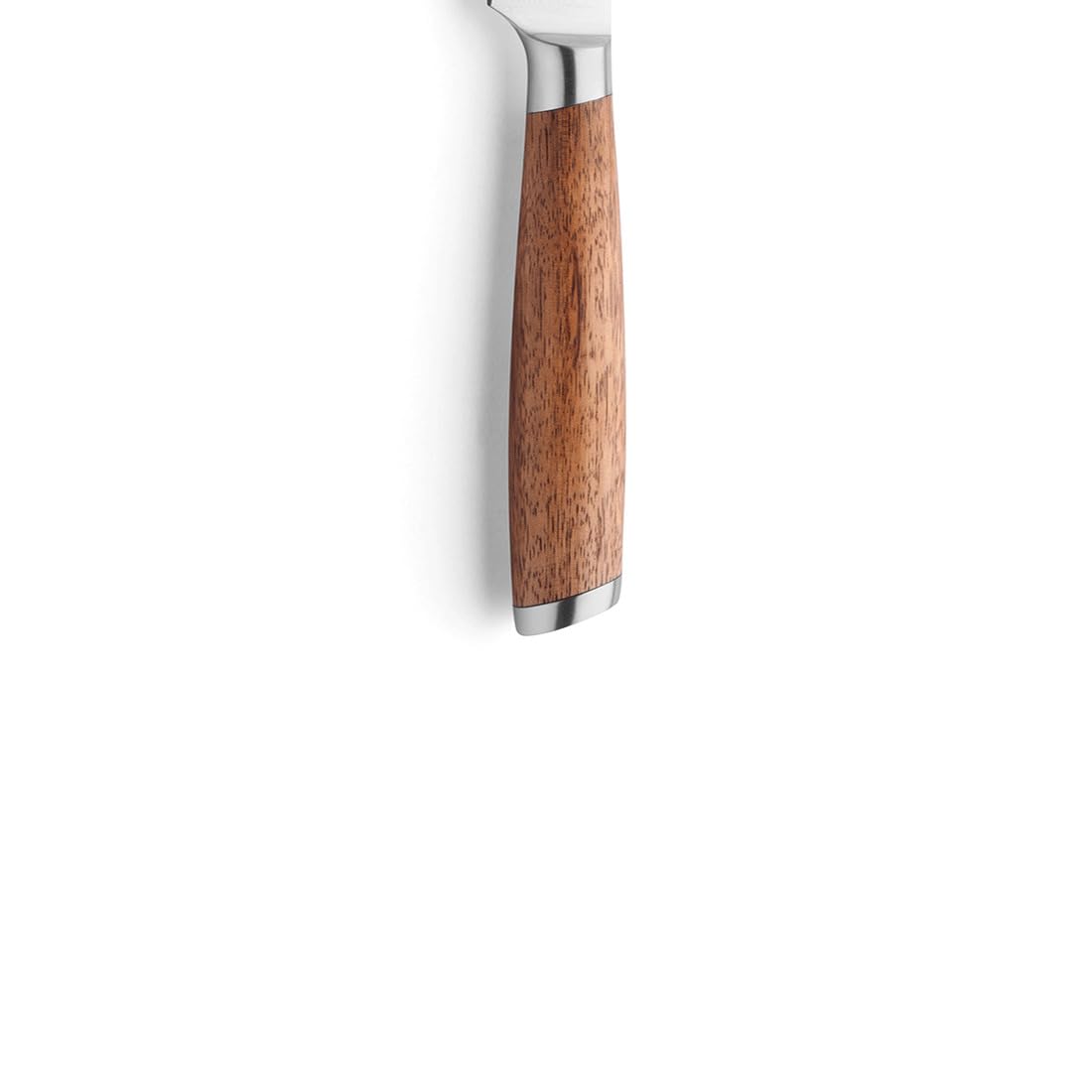 PW SURU Allzweckmesser, Damaszener-Stahl, Akazienholzgriff, 13 cm | Das SURU Allzweckmesser überzeugt mit VG-10 Kern, 60±2 HRC Härte und 23,5 cm Gesamtlänge – Handwäsche empfohlen