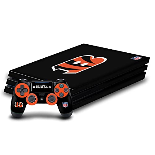 Skin PS4 Pro Cincinnati Bengals Head Case Designs autocollant vinyle pour console et manette