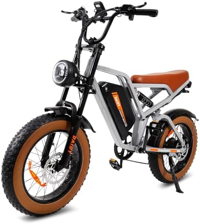 BEMMY Bicicleta Elétrica para Adultos 1000W(Pico de 1500W), Pneu ...