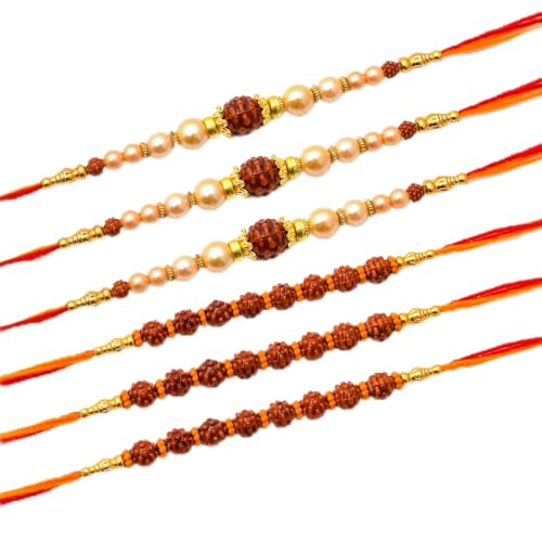 Image of Rakhi Set Combo with Roli Chawal