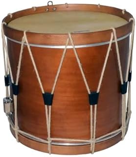 Tabalet valenciano Ã˜38.1 cm/15 x 36 cm, parche piel, cuerda