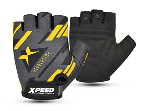 Image of Xpeed Air Vent Gloves | Workout Gloves with Wrist Support | Comfortable Padding and Finger Protection for Home and Gym Gloves Set for Men & Women