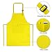 yarachel Kids Apron and Chef Hat Set - 8 Pieces Waterproof and Adjustable Child Aprons with Pockets Kitchen Bib Aprons for Boys and Girls Kitchen Cooking Baking Painting (Medium, Color 2)