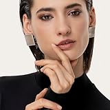 Vlnet | Vestopazzo pendientes de lóbulo rectángulo cuadrados |...