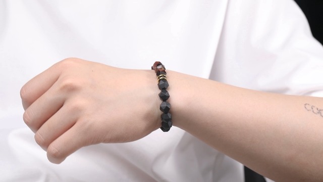 Pulsera de cuentas AWNL para hombre con piedras naturales 10 mm miniatura 7