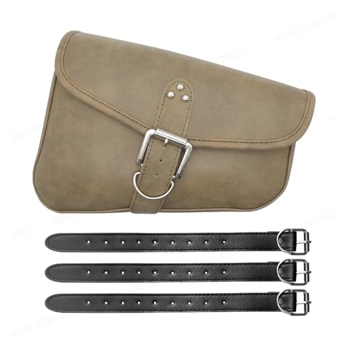 Alforjas Bolsa De PU para Basculante De Motocicleta Alforja Lateral Herramientas para Basculante Bolsas De Equipaje Alforjass Moto(B)