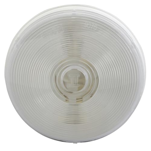 Lámpara redonda con montaje de torsión 4" Grote 61051 blanca miniatura 1