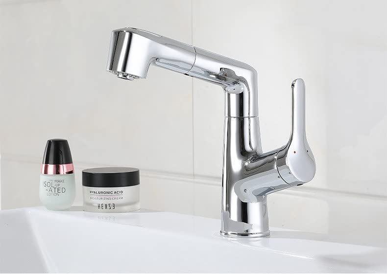 Sollevare rubinetti e leve al bacino per tutti i lavabi domestici nel contenitore del rubinetto caldo e freddo, cromo di tipo B