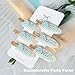 6 PCS Bride Hair Clips – No Crease Beauty Barrette Clip, Bachelorette Party Favor Bridal Shower Gifts, Wedding Hair Accessory for Women Girl (Blue)